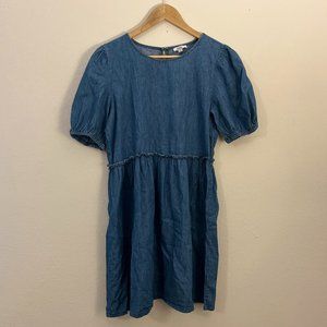 Blue Denim Babydoll Dress